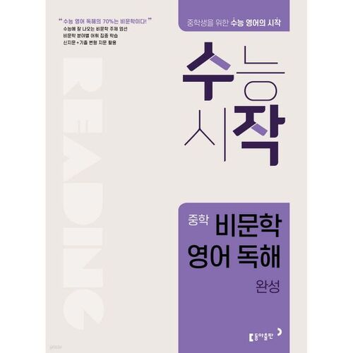 Completed middle school non-fiction English reading comprehension 