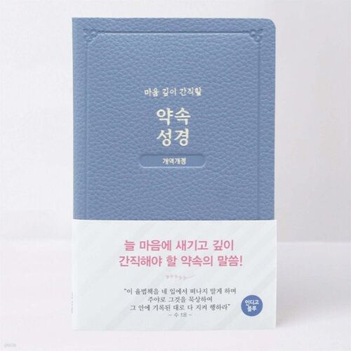 개역개정 약속성경 인디고블루