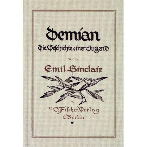Demian (original first edition deluxe hardcover) 