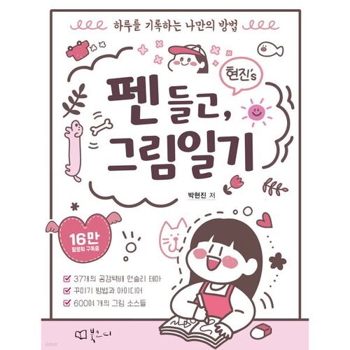 Hyunjin's pen-holding picture diary 