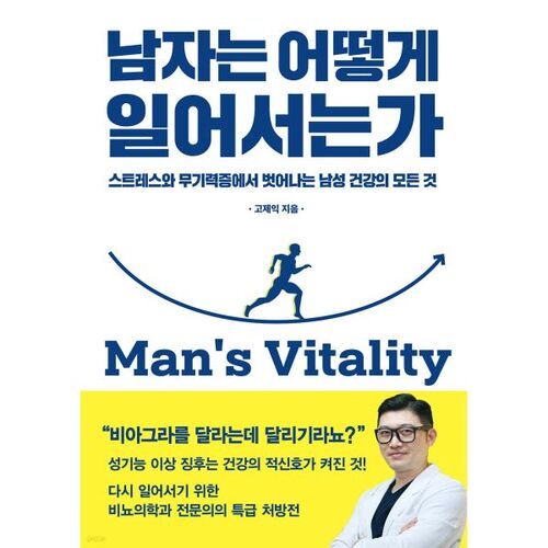 How does a man stand up? 