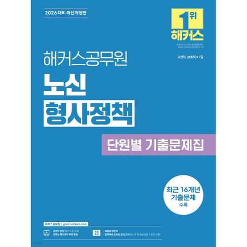 Questions d'examen de la fonction publique sur les hackers (2026) par section : Politique criminelle de Noh Shin 