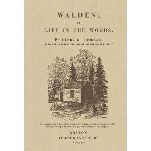 Walden : La vie dans les bois, première édition 