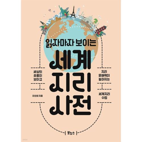 A world geography dictionary that you can see right away 