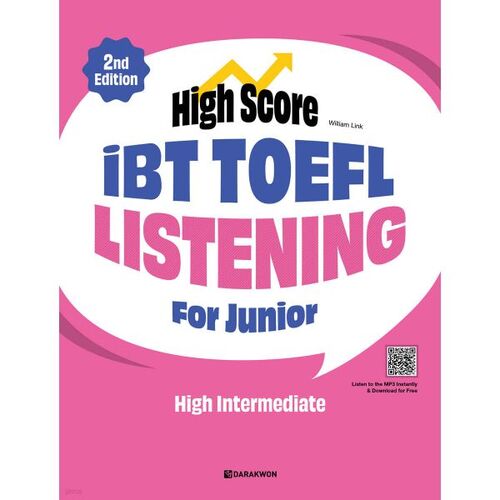 Score élevé à l'épreuve d'écoute iBT TOEFL pour les élèves de collège (niveau intermédiaire) 
