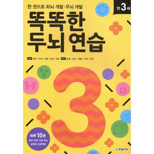 Développer les hémisphères gauche et droit du cerveau en un seul livre. Un entraînement cérébral intelligent pour les enfants de 3 ans. 