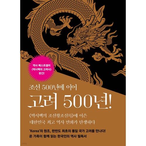 Park Si-baek's History of Goryeo 1-5 sets 