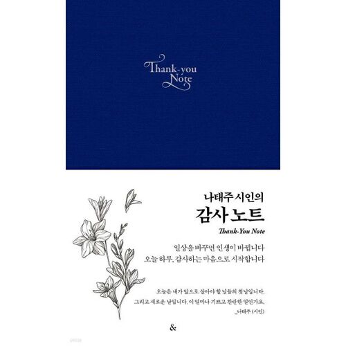 나태주 시인의 감사노트 : 블루