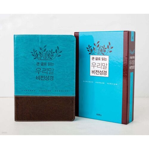 [Korean Bible] Korean Vision Bible in Large Print (Blue/Index/Zipperless/Synthetic Leather) 