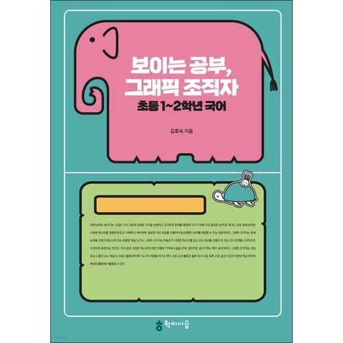 Visible Study Graphic Organizer for Elementary 1st and 2nd Grade Korean Language 