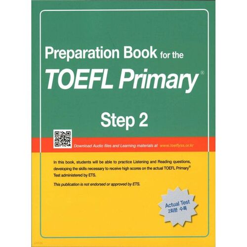 Livre de préparation au TOEFL Primary Step 2 