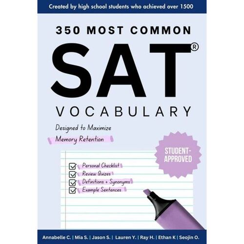 350 mots de vocabulaire courants du SAT 