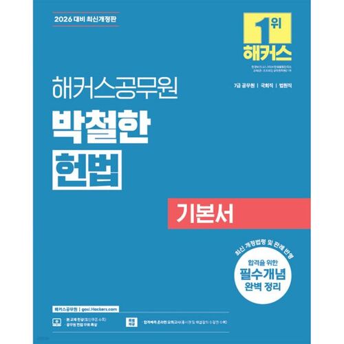 2026 Hacker Fonctionnaire Park Cheol-han's Constitutional Basics 