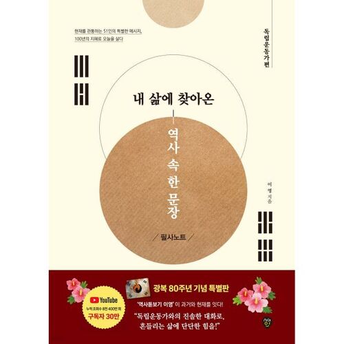 Une phrase de l'histoire qui a marqué ma vie : Carnet de notes d'activistes pour l'indépendance 