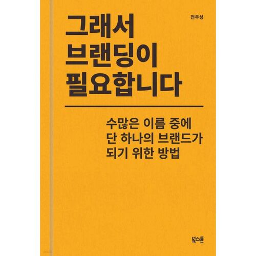 C'est pourquoi le branding est nécessaire. 