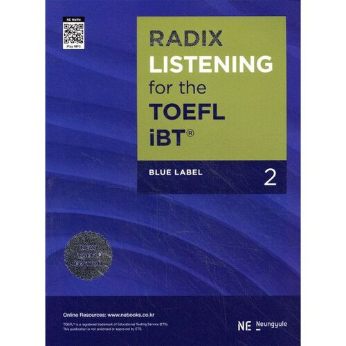 RADIX LISTENING pour le TOEFL iBT Blue Label 2 
