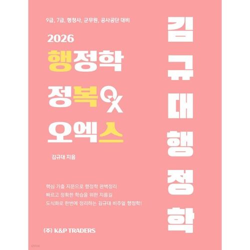 2026 Kim Gyu-dae Administration publique Conquête de l'administration publique OX 