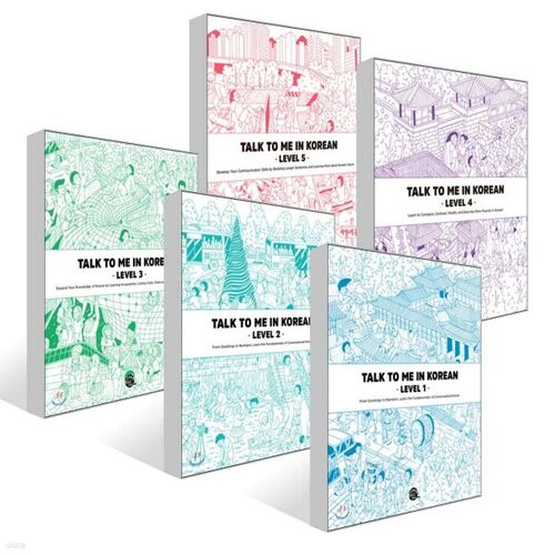 Talk To Me In Korean Level 1-5 Book Set 