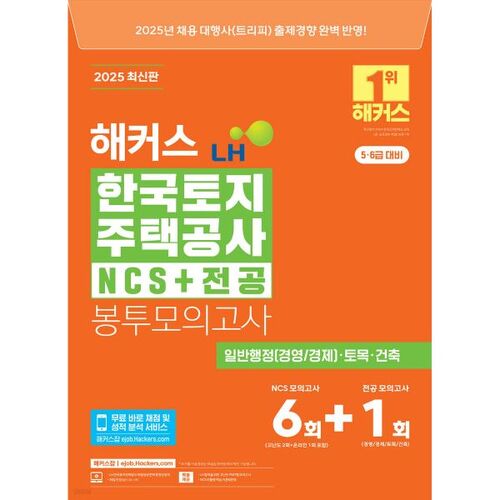 2025 Hackers LH Korea Land and Housing Corporation NCS+ Examen blanc majeur sur les enveloppes 
