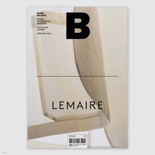 Magazine B : n° 90 Édition coréenne Lemaire 