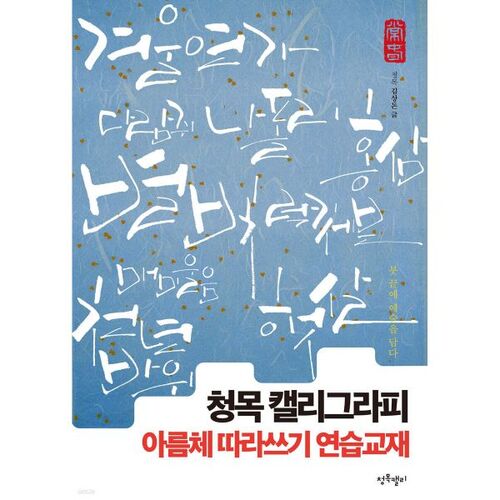 Manuel d'exercices de calligraphie Cheongmok (magnifique police de caractères) 